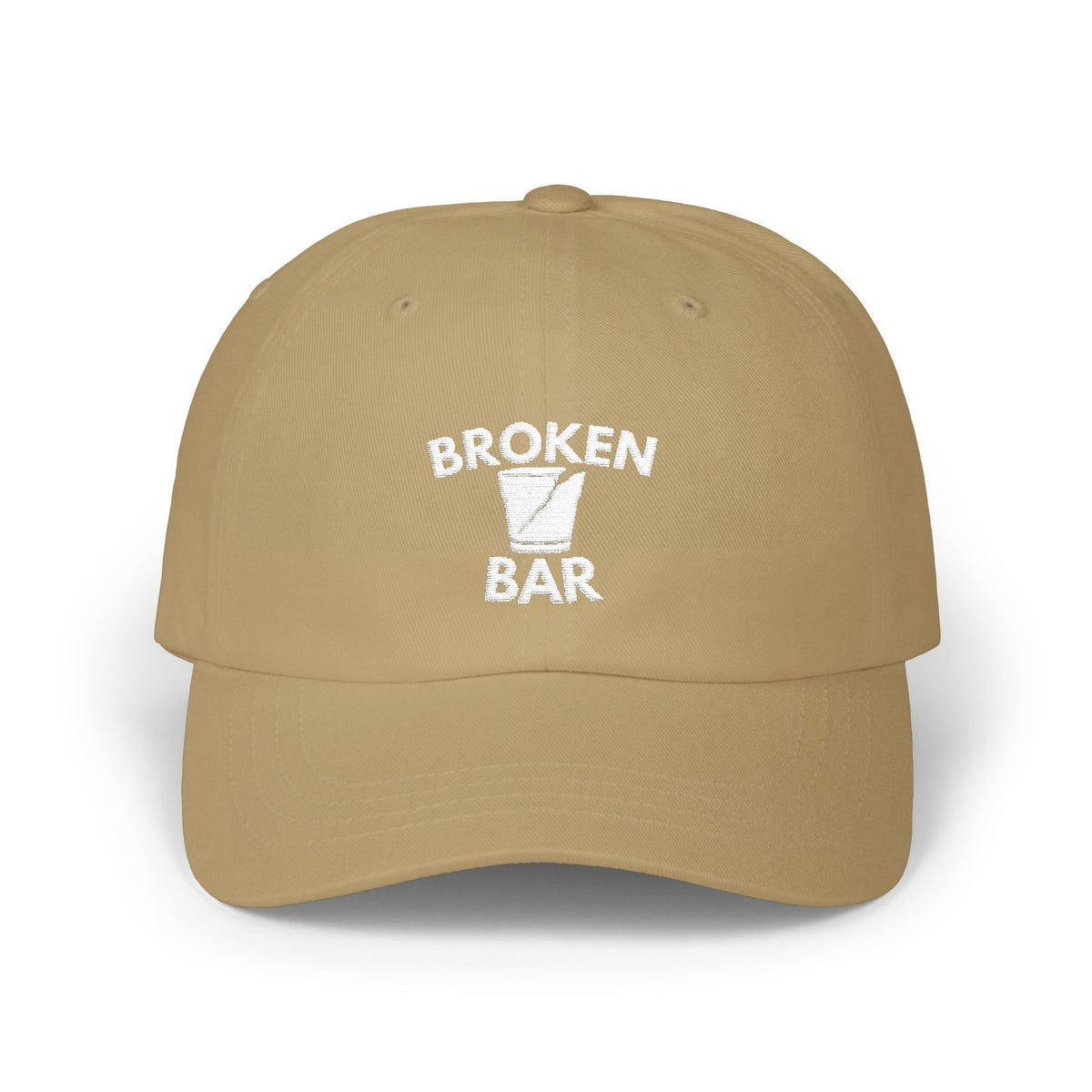Broken Bar Dad Cap — Vintage Bar Logo Baseball Hat