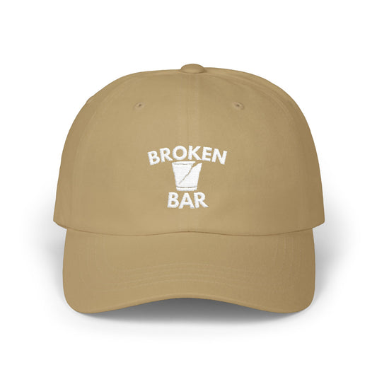 Broken Bar Dad Cap — Vintage Bar Logo Baseball Hat