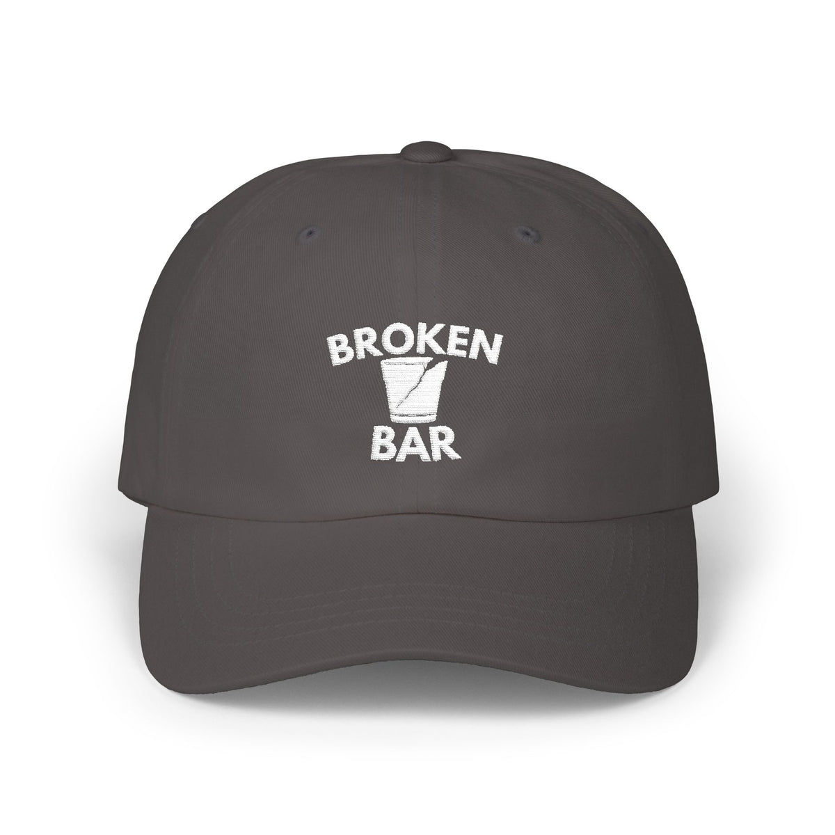 Broken Bar Dad Cap — Vintage Bar Logo Baseball Hat