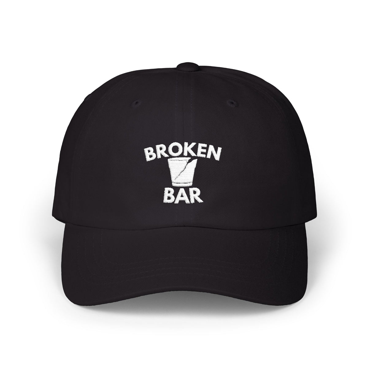 Broken Bar Dad Cap — Vintage Bar Logo Baseball Hat