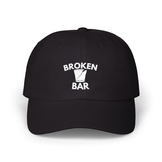 Broken Bar Dad Cap — Vintage Bar Logo Baseball Hat